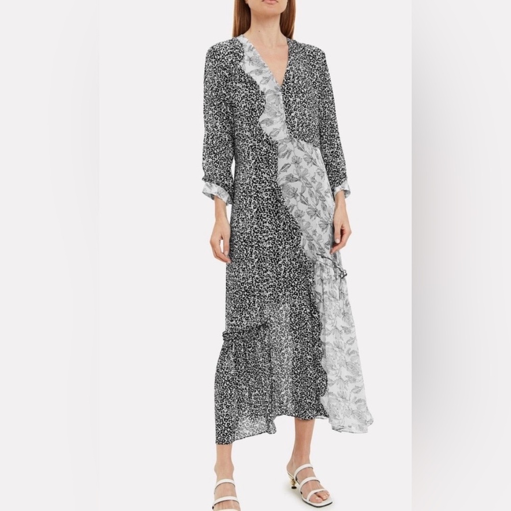 Hofmann Copenhagen Arlie Mixed Print Maxi Dress